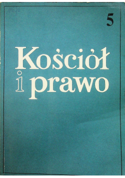Kościół i prawo Tom XII