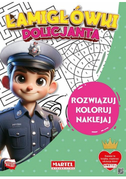 Łamigłówki policjanta + naklejki