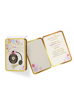 Karnet B6 DK-634 Urodziny damskie perfumy