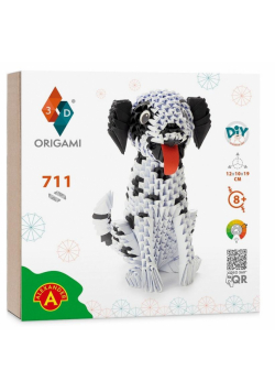 Origami 3D Dalmatyńczyk