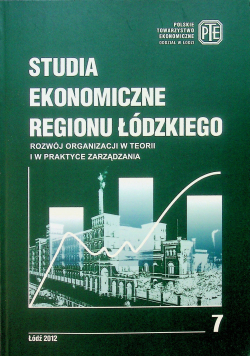 Studia ekonomiczne regionu łódzkiego nr 7