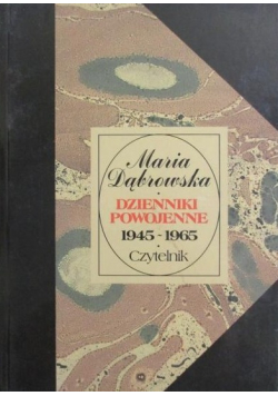 Dzienniki powojenne 1945 1949