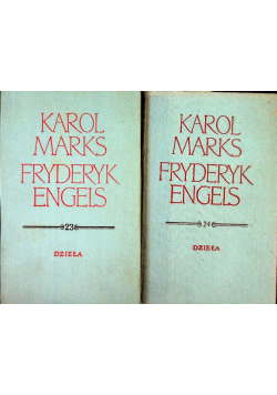 Marks i Engels Kapitał Tom 1 i 2