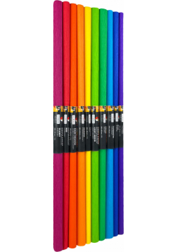 Paczka Bibuła marszczona 50x200 mix spectrum 10 rolek