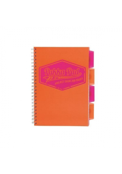 Project Book Neon B5/100K kratka pomarańcz (3szt)