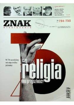 Znak miesięcznik Nr 734 - 735 / 16