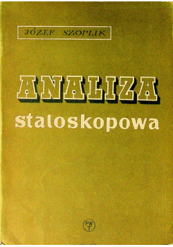 Analiza staloskopowa