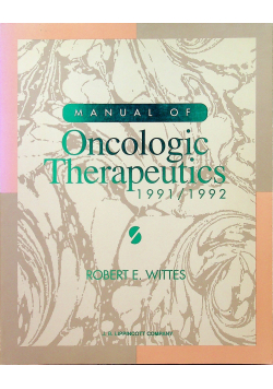 Oncology Therapeutics 1991 / 1992
