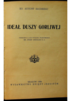 Ideał duszy gorliwej 1936 rok