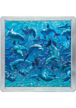 Puzzle 3D Delfiny 64 elementy Piatnik