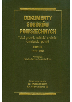 Dokumenty Soborów Powszechnych t.3