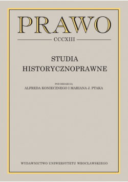 Studia Historycznoprawne
