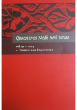 Quaestiones Medii Aevi Novae, vol 19 / 2014