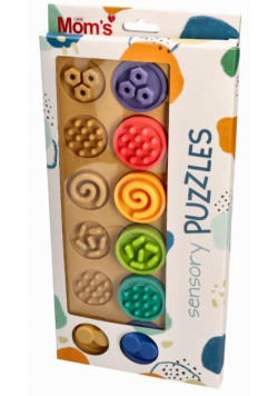 Puzzle sensoryczne XL kółeczka