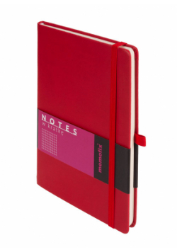 Memofix A5 notes kratka czerwony