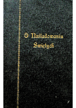 O naśladowaniu świętych 1928 r