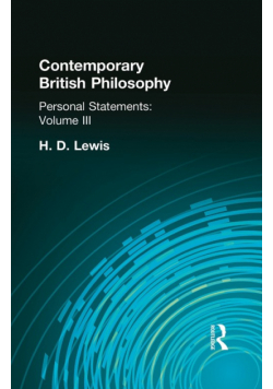 Contemporary British Philosophy