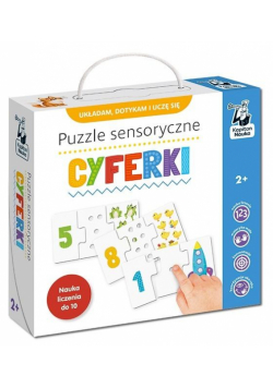 Kapitan Nauka. Puzzle sensoryczne. Cyferki