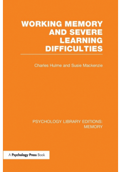 Working Memory and Severe Learning Difficulties (PLE