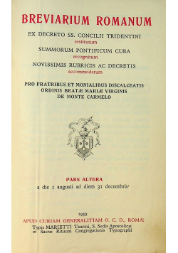 Breviarium Romanum