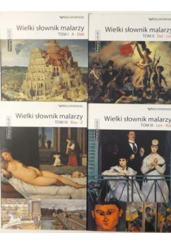 Wielki słownik malarzy Tom I do IV