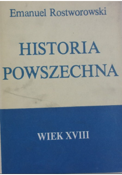 Historia powszechna wiek XVIII