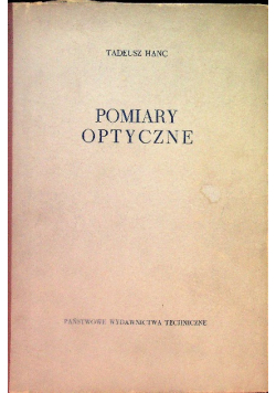 Pomiary optyczne