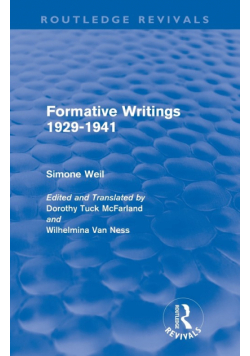 Formative Writings (Routledge Revivals)