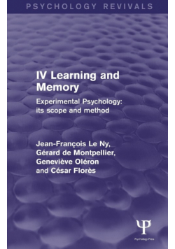Experimental Psychology Its Scope and Method