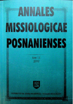 Annales missiologicae posnanienses tom 11