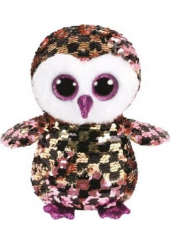 Beanie Boos Checks - Cekinowa Sowa 15 cm