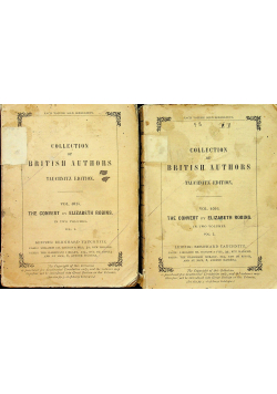 Colection of British Authors 2 tomy 1908 r