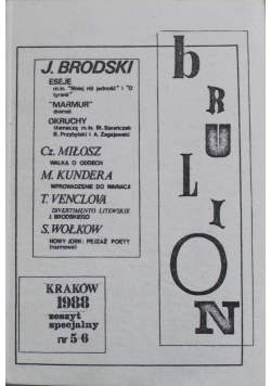 Brulion Zeszyt specjalny nr 5 i 6