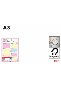 Planer magnetyczny A3 osobisty miesięczny