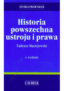 Historia powszechna ustroju i prawa