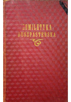 Homiletyka duszpasterska1935 r.