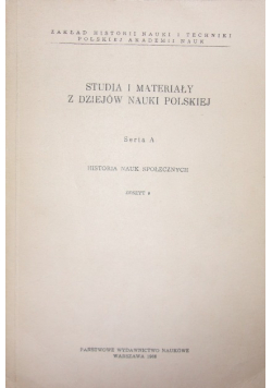 Studia i materiały z dziejów nauki polskiej