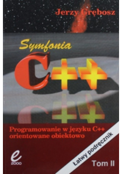 Programowanie w języku C + +  orientowane obiektowo Tom II