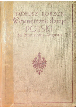 Wewnętrzne dzieje Polski Tom III, 1897 r.