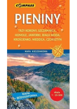 Mapa kieszonkowa - Pieniny 1:25 000