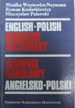 Słownik handlowy Angielsko Polski