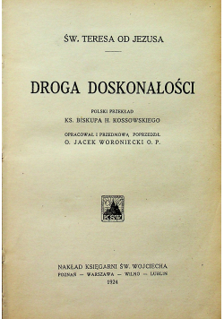 Droga Doskonałości 1924 r.