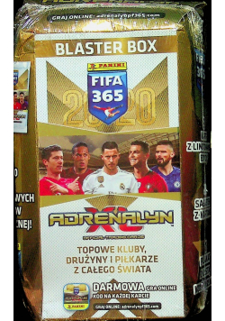 FIFA 365 2020 Blaster Box Saszetki 5 kart 8 saszetek plakat NOWE
