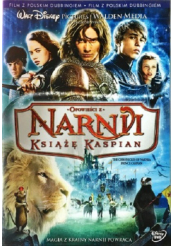 Opowieści z Narnii Książe Kaspian płyta DVD NOWA