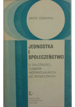 Jednostka i społeczeństwo
