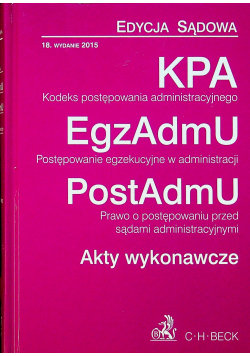 Edycja Sądowa KPA EgzAdmu