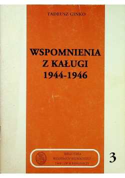 Wspomnienia z kaługi 1944 1946