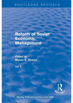 Reform of Soviet Economic Management