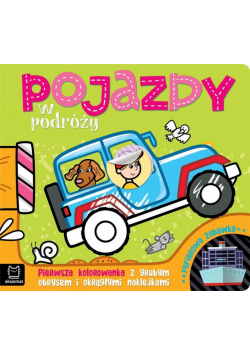 Pojazdy w podróży.. kolorowanka z grubym obrysem