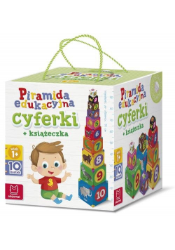 Piramida edukacyjna Cyferki + książeczka